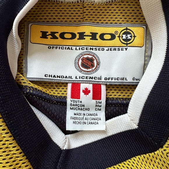 Nashville Predators Vintage Mustard Cat Koho Jersey - Picture 4 of 4